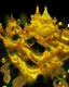 Placeholder: A dark yellow luminous casino theme park designed in Kuna molas painted by Albrecht Durer