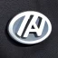 Placeholder: fiat car brand logo futuristic badge