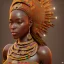 Placeholder: kente african bride model, full body, cinema 4d, octane render, high detail