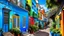 Placeholder: El Caminito, Buenos Aires, Argentina With its colorfully painted tin houses