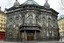 Placeholder: A gray bizarre casino made out of iron painted by Edvard Munch