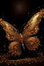 Placeholder: Luminous Light Brown butterfly Fireworks and manure full of stars