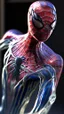 Placeholder: spiderman made from glass, ultra realistic, 4k, ultra detail, full body, full picture,