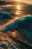 Placeholder: magic sea, realistic, professional photo, 4k, top view, sanset, surf