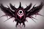 Placeholder: wings, freaky crazy evil eye with wings, laughing, flying, satan wings, dark, terror, horror