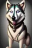 Placeholder: silver steampunk husky gamer