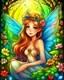 Placeholder: enchanted cute fairies ,adult book cover