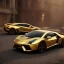 Placeholder: gold lamborgini, 3D, beautiful color, RTX, TXXA, SSAO, High quality,hyperrealistic, cinematic, Super detailed, Anti-Aliasing,Full color, HDR,4k