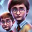 Placeholder: 3d Harry potter child portrait with pixar style