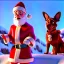 Placeholder: Dog Santa