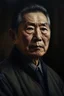 Placeholder: portrait of Takeshi Kitano, photo realist, van gog style