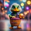 Placeholder: Jo Biden as hairy groove funk ninja duck gremlin hippie holding disco ball like a basket ball,bokeh like f/0.8, tilt-shift lens 8k, high detail, smooth render, down-light, unreal engine