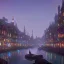 Placeholder: Α magical canal town for warlocks and witches during Christmas