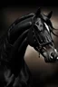 Placeholder: Create a stunning black horse