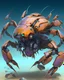 Placeholder: A crab which is mechanized, highly detailed with transformers art style and visuals