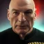 Placeholder: Captain Jean-Luc Picard as a Klingon Officer, realistic, 8k, cinematic, in the style of Captain Kirk from Star Trek TMP, dramatic light, full body, cinematic, photo realistic, portrait Photography, Depth of Field, hyper-detailed, beautifully color-coded, insane details, intricate details, beautifully color graded, Cinematic, Color Grading, Editorial Photography, Photography, Photoshoot, Shot on 85mm lens, Shutter Speed 1/500, F/2,