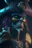 Placeholder: Pirate alien ,16k, octane effect, unreal engine, cinema 4d, POTRAIT