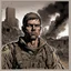 Placeholder: man, soldier, portrait,comic book, face, post-apocalypse