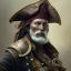 Placeholder: redshift style, painted portrait of a pirate, masculine, mature, pirates, upper body, grey and silver, fantasy, intricate, elegant, highly detailed, digital painting, artstation, concept art, smooth, sharp focus, illustration, art by gaston bussiere and alphonse mucha