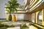 Placeholder: A tourist resort in the shape of a pineapple, interior design, facade, section, 3D