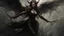 Placeholder: Demonic Elves with Wings,, Full Body Shot, Hyperrealistic, Photorealistic, Instant Details, darkness, by Raymond Swanland & Alyssa Monks & Anna Razumovskaya