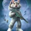 Placeholder: space bunny detailed full body