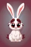 Placeholder: Cute animation bunny vampire