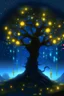 Placeholder: L' arbre des ames avatar, avec des lucioles et un decore thelurique.
