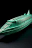 Placeholder: A mint colored cybernetic spaceship designed in ancient Egyptian hieroglyphics painted by Edouard Manet