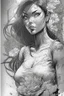 Placeholder: ::<BIG >, inking COMIX on pencils by Richard Luong :: ,((priscila huggins beautiful woman )), (t-shirt or dress:1.3), (beautiful and clear background:1.2), (extremely detailed, ultra-detailed, best shadow:1.1), bare shoulders, flowers and petals, , (white background:0.5), (illustration :1.1), (extremely fine and beautiful GIRL:1.1), (perfect details:1.1) :: , ( detailed eyes and detailed face:1.3),