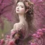 Placeholder: Insanely detailed photograph of an “portrait of gorgeous spring goddess ” with intricate hair, intricate embroidered dress, beautiful clear face and hyperdetailed painting by Ismail Inceoglu Huang Guangjian and Dan Witz CGSociety ZBrush Central fantasy art album cover art,8K, hdr, romantic, mysterious, ominous, beautiful flowers, jewelry, comfort, natural eyes, "arms open for embrace", naked