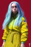 Placeholder: Billie Eilish, skirt, photorealistic, 8k