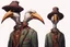 Placeholder: arafed bird wearing a hat and jacket with a long beak, from witcher (2021), portrait photoreal, taking tobacco snuff, trending on artstatio, from the game pathologic 2, 2 0 1 4. modern attire, thomas