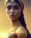 Placeholder: Arab young woman ,Arabic features، cute, beautiful, black eyes,Natural contours, real skin ,Modest Arabic style dress، head and shoulders portrait, cinematic, 8k, resolution concept art portrait by Greg Rutkowski, Artgerm, WLOP, Alphonse Mucha dynamic lighting hyperdetailed intricately detailed