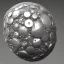 Placeholder: sphere, 3D, Technological, hyperrealism, render, microchip, Isolated, full view, no Background, Dark