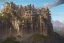 Placeholder: cliff palace city seven towers fantasy canyon