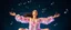 Placeholder: eskimo yoga mind bending bubble gum as a young woman floating transparent music notes in the weirder universe