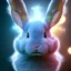 Placeholder: galaxies, spirals, space, nebulae, stars, smoke, iridescent, intricate detail, in the shape of a rabbit, fur wearing color diamonds, octane render, 8k, --q 2 --ar 2:3 --uplight