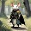 Placeholder: (art by Karoly Ferenczy) a fighter of the Mouse Guard, by David Petersen