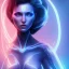 Placeholder: cyberblue, head, woman, portrai, tron