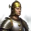 Placeholder: fantasy, portrait, face, town guardsman, early medieval, white background
