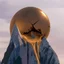 Placeholder: the broken sun melts down the mountain