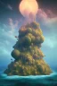 Placeholder: 6. Create a surreal and dreamlike landscape with floating islands and colorful skies