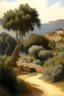 Placeholder: Spanish landscape painting, natural, realistic