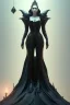 Placeholder: Julia Roberts as evil queen in black leather gown, evil, busty, cleavage, curvy, angry, stern look. character design by cory loftis, fenghua zhong, ryohei hase, ismail inceoglu and ruan jia. unreal engine 5, artistic lighting, highly detailed, photorealistic, fantasy