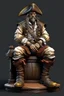 Placeholder: sitting pirate realistic