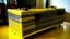 Placeholder: sound bar made of lego bricks, woofers and tweeters. Not very tall, but slightly long