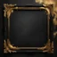 Placeholder: Hyper Realistic Black, & Golden Grungy-Thick-Frame-Background