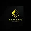 Placeholder: minimalist logo. one logo. tech company. write name: black gold. colors: black and yellow