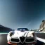 Placeholder: fullbody Drawing of 'Alfa Romeo 8C Competizione',intricate detail,andrea bonelli,Kilian Eng,Ohrai,evan lee,three quarters frontal aerial view,toned colors,16k